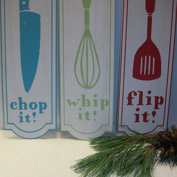 ❄️HP❄️ 3 Wood Kitchen Plaques Kitchen Decor NEW - Picture 4 of 6